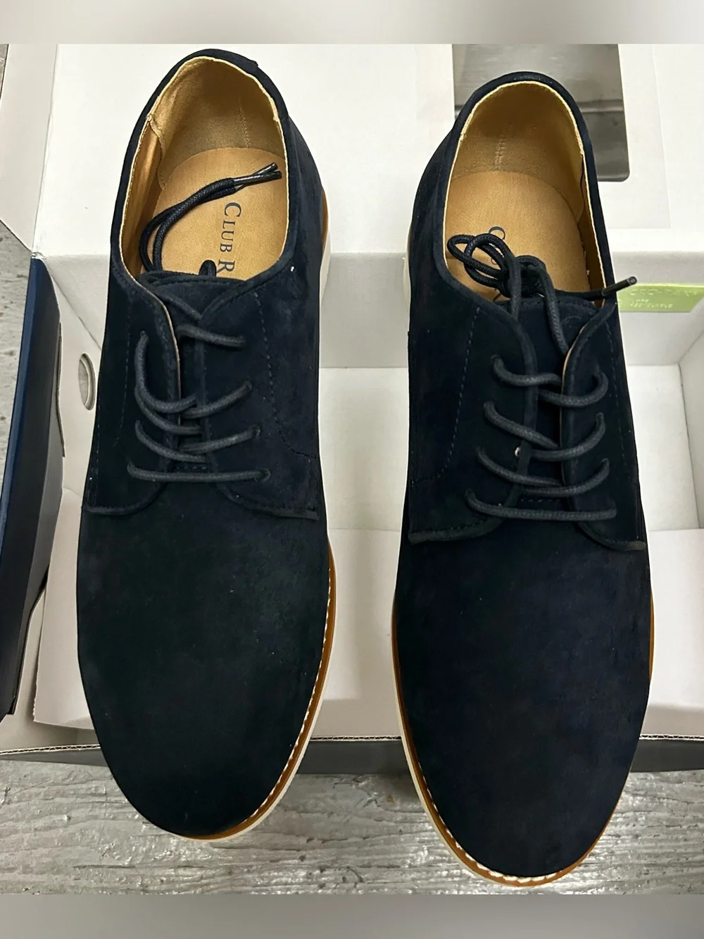 Club Room Mens Shiloh Buck Dress Shoes